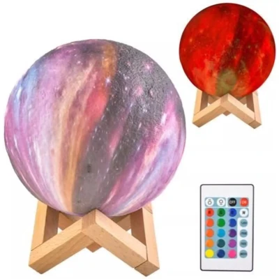 Afbeelding van Ruhhy Nachtlampje maan 15cm 16 kleuren