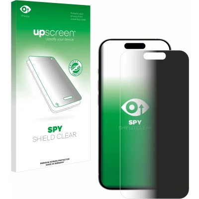 Afbeelding van upscreen privacy screenprotector voor Apple iPhone 15 Pro Folie Beschermfolie Blauwlichtfilter