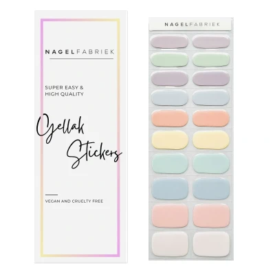 Afbeelding van Nagelfabriek Gellak Stickers Pastel Dream