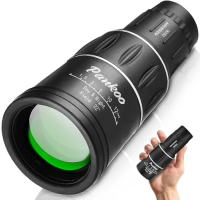 Afbeelding van 16 x 52 krachtige monoculaire telescoop voor volwassenen, compacte powerprisma monoculair 2023 volwassenen en kinderen, HD bereik geschenken, buitenactiviteiten,