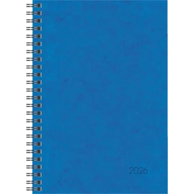 Afbeelding van BRUNNEN Agenda 796 2026, format A5, carton, bleu