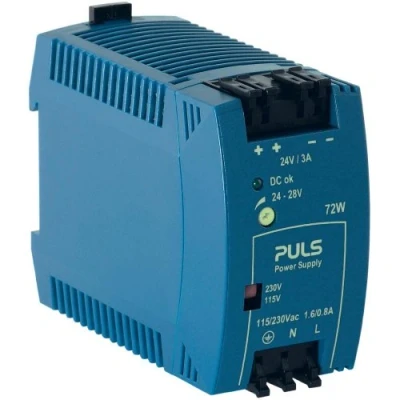 Afbeelding van PULS MiniLine ML70.100 DIN rail netvoeding 24 V/DC 3 A 72 W Aantal uitgangen: 1 x Inhoud: stuk(s)