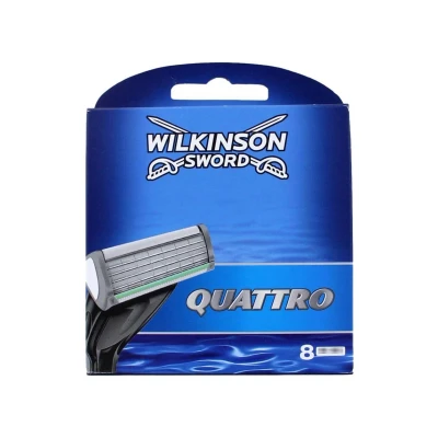 Afbeelding van Wilkinson Quattro scheermesjes voor heren 8 stuks