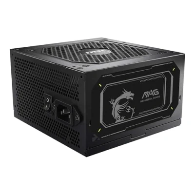 Image de MSI MAG A750GL PCIE5 II Alimentation électrique (interne) ATX12V 3.1/ EPS12V 80 PLUS Gold Cybenetics CA 100 240 V 750 Watt PFC active