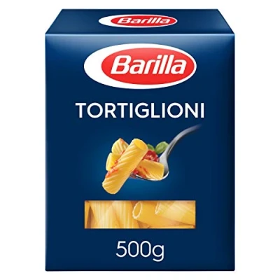 Afbeelding van Barilla 20 x tortiglioni nr. 83 Italiaans pasta, 500 g, verpakking