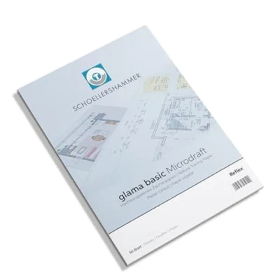Image de SCHÖLLERSHAMMER Bloc papier calque, A4, 90 g/m2