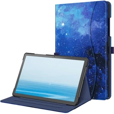 Afbeelding van Fintie Samsung Galaxy Tab A9 Plus 11 inch 2023 hoes, multi hoek beschermhoes met documentenvak en automatische slaap/waakfunctie voor tablet A9+ SM X210/X216/X218,