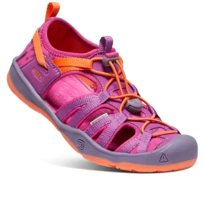 Afbeelding van Keen Moxie Youth Unisex Outdoorsandalen Purple wine/nasturtium voor kinderen, Maat: 37, Textiel