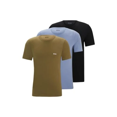 Afbeelding van BOSS 3 PACK Pyjamashirt, Heren, Maat: XL, Black/blue/green