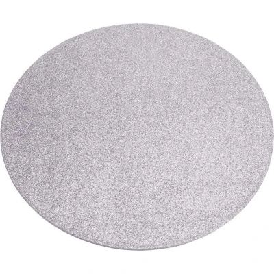 Afbeelding van Placemat Rond tweezijdig Ene zijde Glitter en andere Shiny ˜ 33cm Set 4
