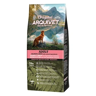 Afbeelding van Dubbelpak: 2 x 12 kg Arquivet Original Dog Adult Zalm droog hondenvoer