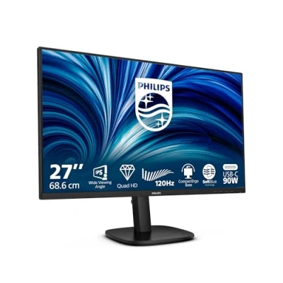Afbeelding van Philips 3000 series 27B2U3601/00 computer monitor 68,6 cm (27&quot;) 2560 x 1440 Pixels Quad HD LCD Zwart