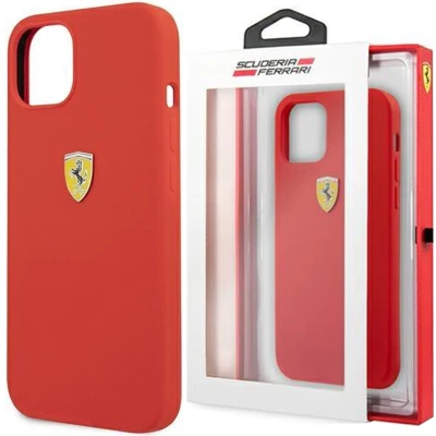 Afbeelding van Ferrari FESSIHCP13XRE iPhone 13 Pro Max 6.7 rood/rood hardcase siliconen
