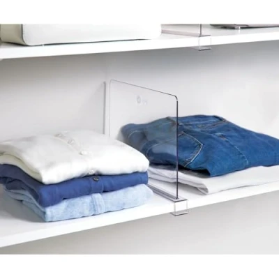 Afbeelding van iDesign Plankverdeler, 3.2 x 30.2 22.9 cm, Kunststof, Transparant