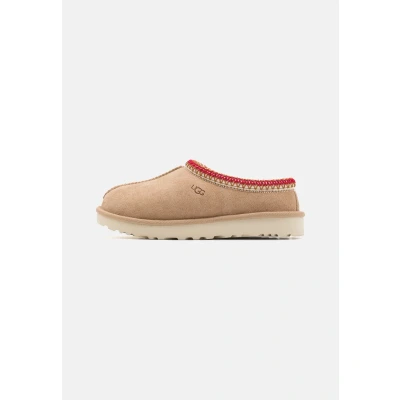 Afbeelding van UGG Tasman Muiltjes, Dames, Maat: 40, Sand/dark cherry Veloursleer