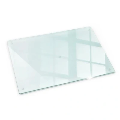 Afbeelding van Tulup Snijplank, transparant, krasbestendig, gehard glas, beschermt werkblad, 80 x 52 cm