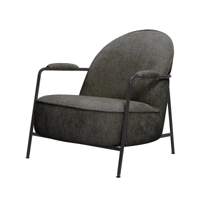 Afbeelding van Amelia Fauteuil fabric Haga 16 charcoal