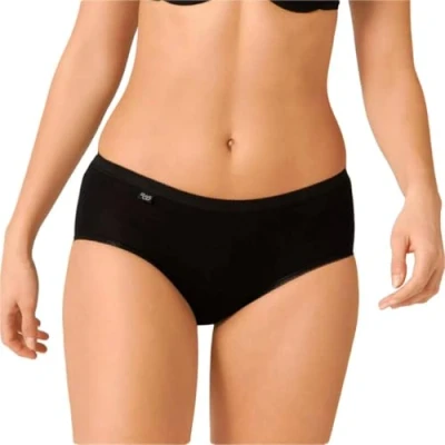 Afbeelding van Sloggi Basic Midi 2p (1nf33) boxershorts voor dames, 2 stuks, zwart., 46