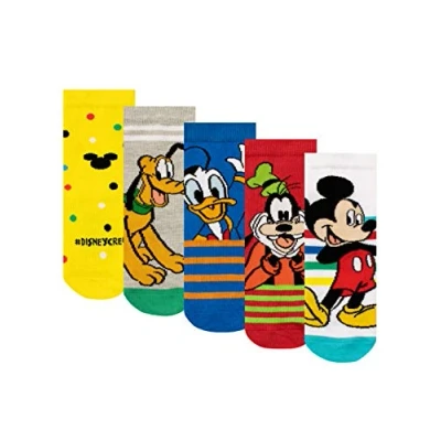 Afbeelding van Disney Mickey Mouse sokken voor jongens, 5 stuks, Meerkleurig
