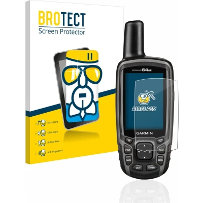 Afbeelding van BROTECT Screenprotector voor Garmin GPSMAP 64st Folie Beschermfolie Beschermglas transparant
