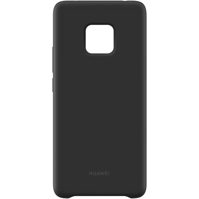 Afbeelding van Silicone Case hoesje Huawei Mate 20 Pro Zwart