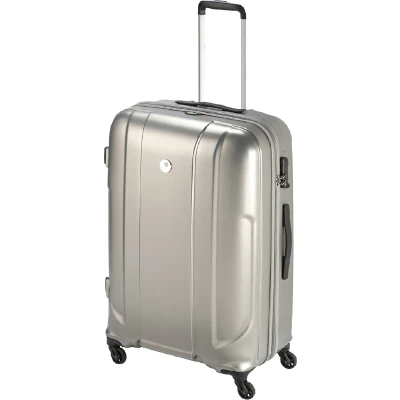 Afbeelding van Princess Traveller Sumatra TSA Recycled PET Trolley M silver Harde Koffer