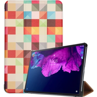 Afbeelding van iMoshion Tablet Hoes Geschikt voor Lenovo Tab P11 Plus / Design Trifold Bookcase Meerkleurig /Various Colors