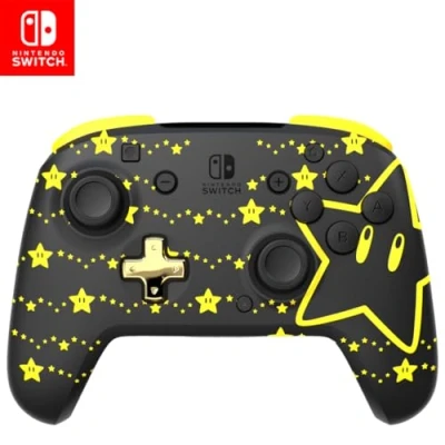 Afbeelding van PDP Draadloze Controller Gaming Rematch Super Star Glow In The Dark Switch
