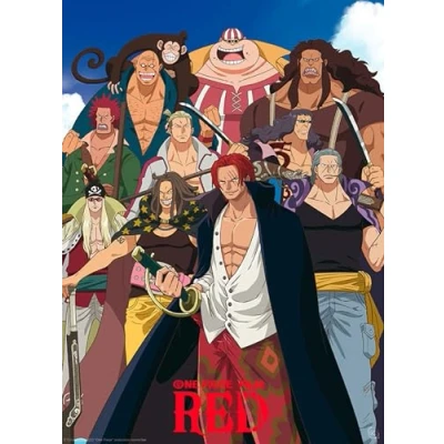Afbeelding van Poster One Piece Red Hair Pirates 38x52cm