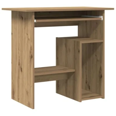 Image de vidaXL Bureau chêne artisanal 80x45x74 cm bois d&#039;ingénierie855995