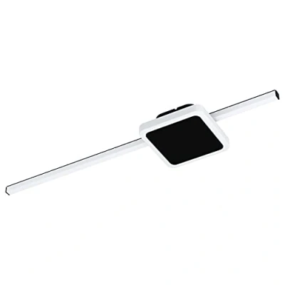 Afbeelding van EGLO Sarginto WandlampPlafondlamp LED;LED 59 cm ZwartWit