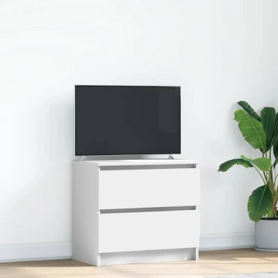 Afbeelding van vidaXL Tv meubel 60x35x54 cm bewerkt hout wit