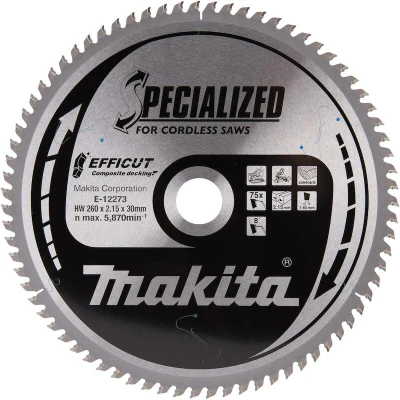 Afbeelding van Makita Hm Zaagblad Effi Compo 260X30x75t E 12201