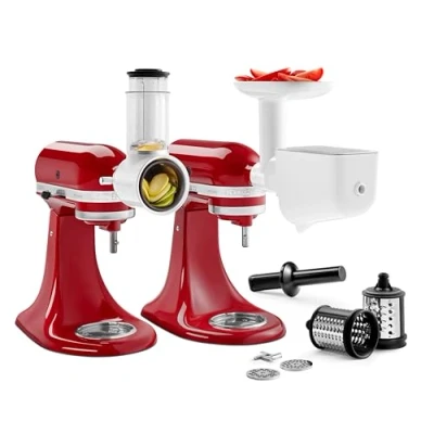 Afbeelding van KitchenAid Keukenrobot Accessoires Set 5ksm2fppc White