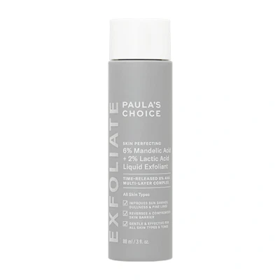 Afbeelding van Paula&#039;s Choice Skin Perfecting 6% Mandelic Acid + 2% Lactic Liquid Exfoliant 88 Ml