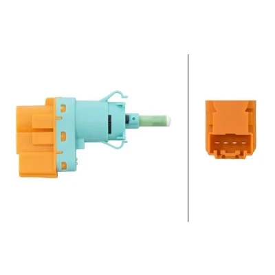 Afbeelding van HELLA 6DD 010 966 681 Remlichtschakelaar Electrisch 4 12 FIAT: 500 Hatchback, Punto Evo Grande ALFA ROMEO: 159 Sportwagon