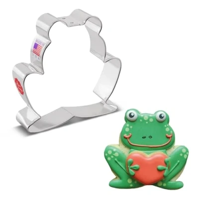 Afbeelding van Ann Clark Cookie Cutters Kikker uitsteekvorm 9,53 cm