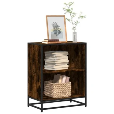 Afbeelding van vidaXL Boekenkast 60x35x76 cm bewerkt hout gerookt eikenkleurig