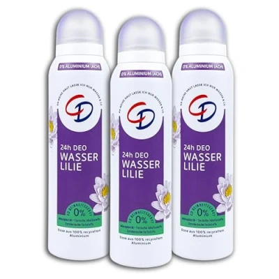 Afbeelding van CD deodorantspray &quot;Waterlelie&quot; 1 x 150 ml deodorant zonder aluminiumzouten langdurige bescherming 24h voor de gevoelige huid veganistisch