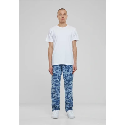 Afbeelding van Urban Classics Laser CAMO Straight leg jeans, Heren, Maat: 40, Bluelasercamo