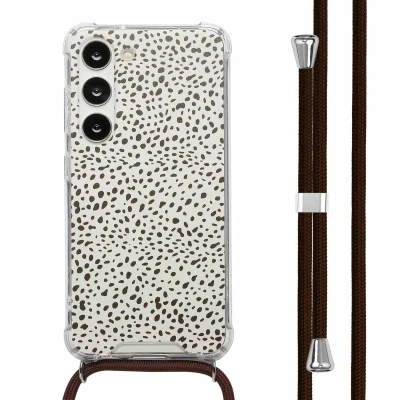 Afbeelding van imoshion Design hoesje met koord voor de Samsung Galaxy S23 Desert Dots