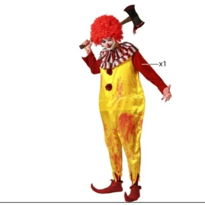 Afbeelding van Kostuums voor Volwassenen Clown Halloween Maat M/L
