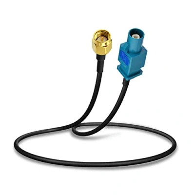 Afbeelding van Bingfu Fakra Z kabel, mannelijk naar SMA stekker, antenne adapter, 30 cm, voor autoradio, stereo, Android, centrale eenheid, navigatie, GPS, radio, Sirius XM, satellietradio, 4G, LTE TEL,