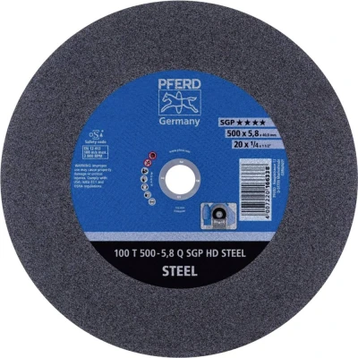 Afbeelding van PFERD 100 T 500 5,8 N SGP HD STEEL/40,0 66325205 Doorslijpschijf recht mm 5 stuk(s) Getemperd staal, Staal