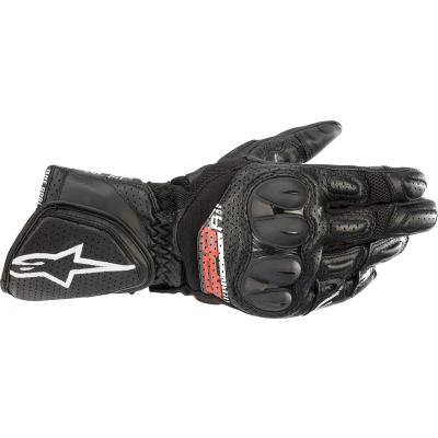 Afbeelding van Alpinestars SP 8 V3 Air motorhandschoenen, korte sporthandschoenen, zwart, maat L, uniseks, het hele jaar, leer