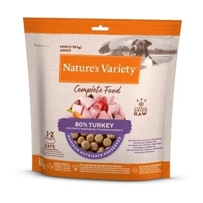 Afbeelding van Nature&#039;s Variety Gevriesdroogd Compleetvoer voor Honden Mini Kalkoen (120 g)