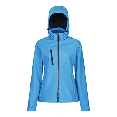 Afbeelding van Regatta Professional Dames Venturer 3 laags Printable Softshell Jas (1 stuk), FrchBling (marineblauw)