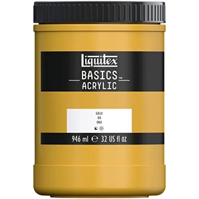 Afbeelding van Liquitex Basics acryl 946 ml pot 051 Gold ROW