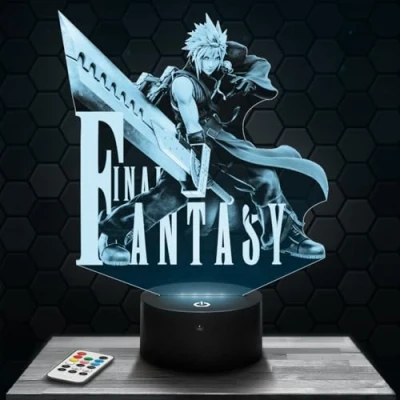 Afbeelding van Final Lamp F Decoratie Slaapkamer Jongen 3D Object Gaming Gamer Video Games Idee Dimlicht Nachtlampje Kantoor Cadeau Origineel Tiener