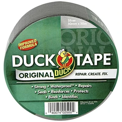 Afbeelding van Duck Tape Original Silver Reparatietape voor leidingen en leidingen, 50 mm x m